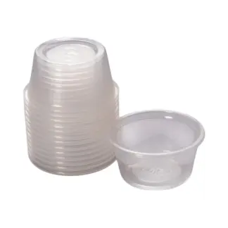 Paquete de 100 vasos desechables 2 oz