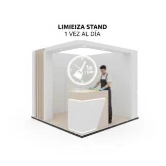 Limpieza Stand en una ocasión al día