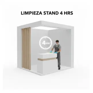 Limpieza Stand por 4 hrs