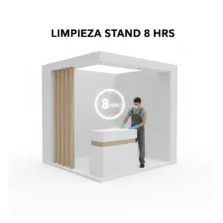 Limpieza Stand por 8 hrs