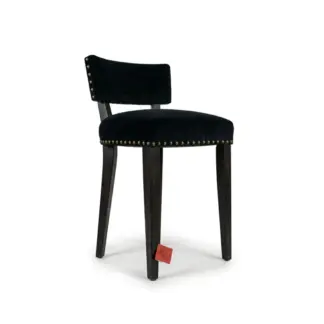 Banco Periquero Terciopelo Pata Negra