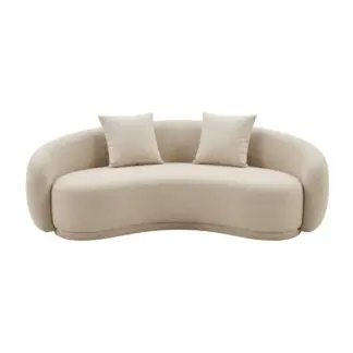 Love Seat Ovalado Beige